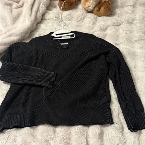 Gilded Intent Black/grey Women's Sweater - Picture 8 of 12